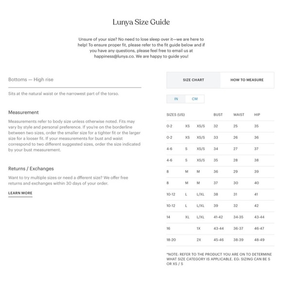 Lunya Cozy Cotton Silk Relaxed Ankle Immersed Black NWT - Picture 6 of 6